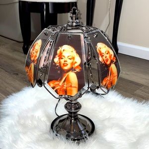 Glass Marilyn Monroe Desk Lamp